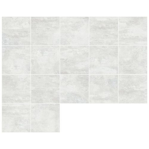 керамогранит New Trend Centro White 60х60 матовый карвинг серый