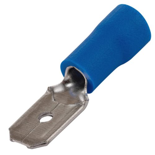 разъем DUWI РпИп 2-5-0,8 плоский папа 10 шт синий