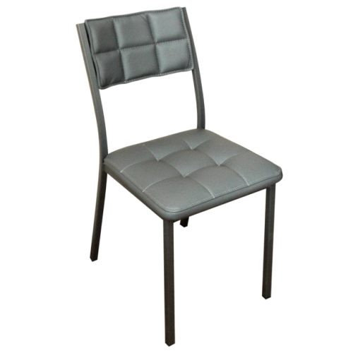 стул ДУНКАН 500х860х380 мм графит иск. кожа/металл
