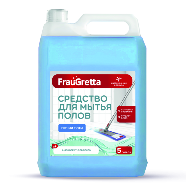 средство для пола FRAU GRETTA Горный ручей 5л