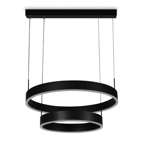 люстра подвесная AMBRELLA LIGHT Акрилика LED 85Вт 6400К 6375Лм ПДУ черный