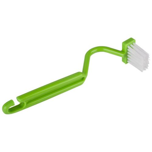 щетка для унитаза с изогнутой рукояткой РЫЖИЙ КОТ пластик зеленый