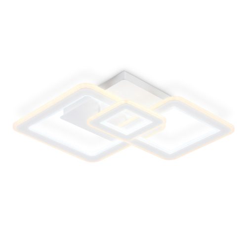 люстра потолочная AMBRELLA LIGHT Акрилика LED 79Вт 6400К 5530Лм ПДУ белый