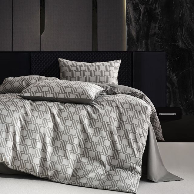 постельное белье евро MEDSLEEP Велтек жаккард 2 нав.50x70см, арт.1006.02470