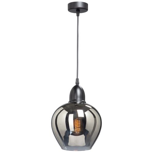 светильник подвесной VITALUCE Кристина 1х60Вт Е27 металл черная, шар