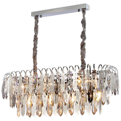 люстра подвесная AMBRELLA LIGHT Традиционный E27х10 40Вт хром/прозрачный