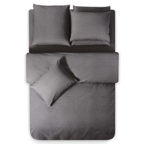 пододеяльник SLEEPIX Сакаи 175х205см перкаль темно-серый, арт.1016.01530