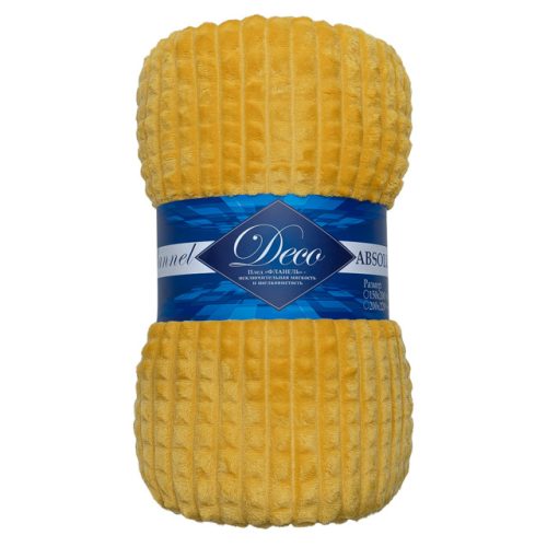 плед TEXREPUBLIC Кубики 150х200см желтый, арт.93424