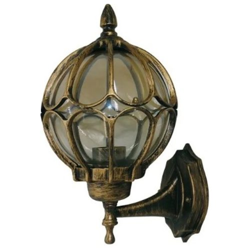 светильник уличный настенный UNIEL Марракеш 60Вт E27 IP54 золотистый