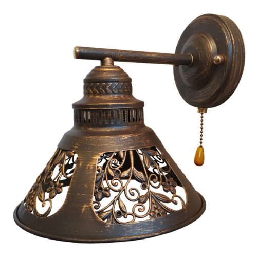 бра Кантри 1х60Вт Е27 металл коричневый