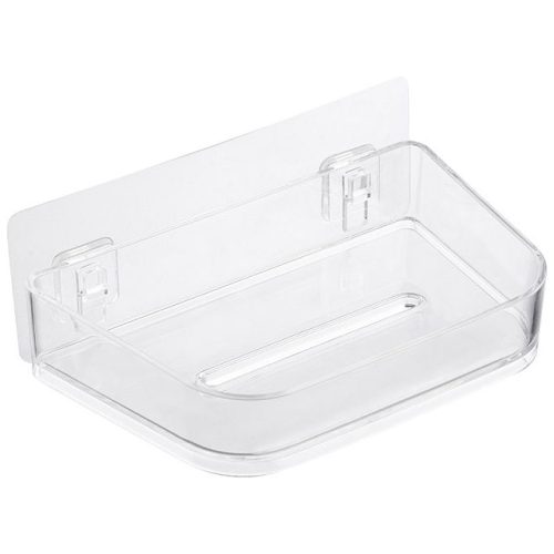 мыльница подвесная РЫЖИЙ КОТ Crystal пластик прозрачный