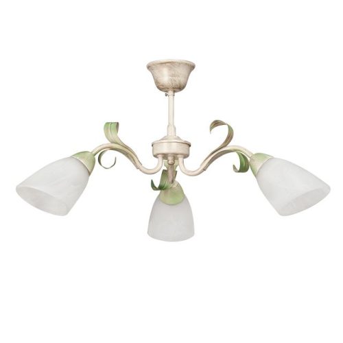 люстра потолочная  VITALUCE Стралиг 3х40Вт E14 металл бежевый