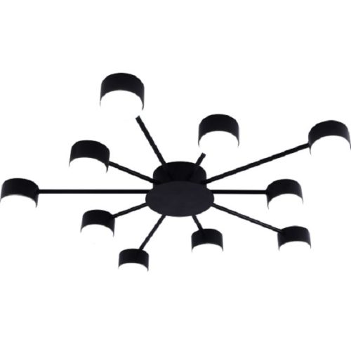 люстра потолочная  RIVOLI Leona 10хGX53 15Вт черный