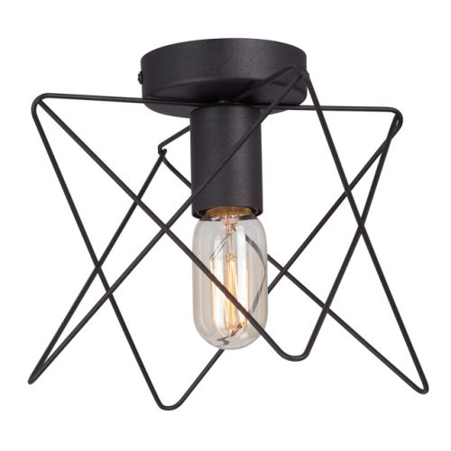 люстра потолочная VITALUCE Амариллис 1x40Вт E27 металл черный