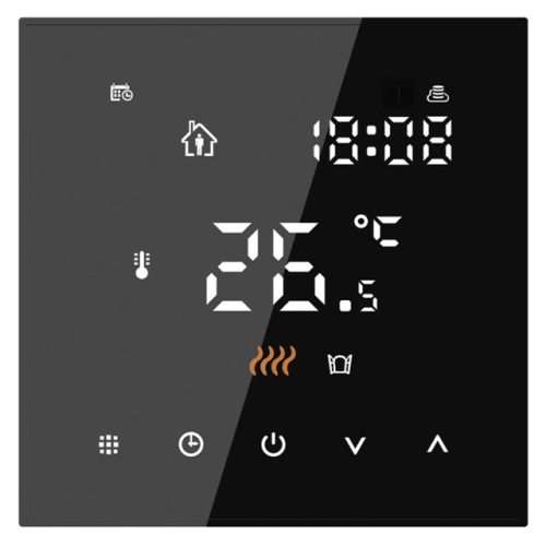 терморегулятор сенсорный Русское тепло с датчиком ТР-500 черный