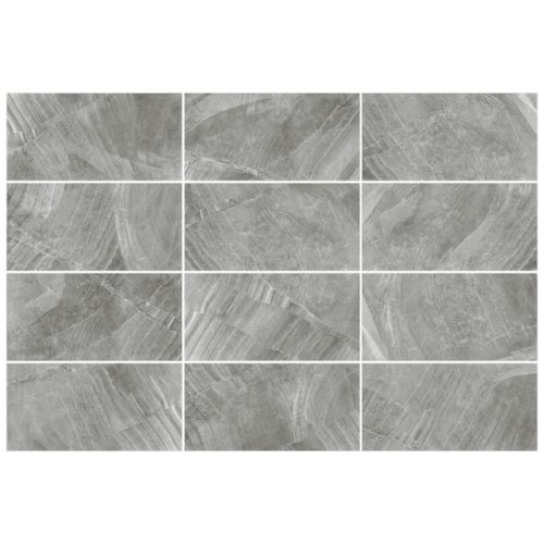 керамогранит DELACORA Rock Steel 60х120 матовый карвинг 1200х600 2 шт в уп серый