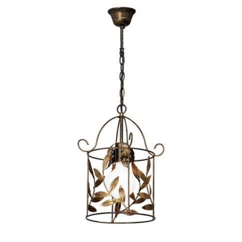 светильник подвесной VITALUCE Соул 1х60Вт Е27 металл коричневый