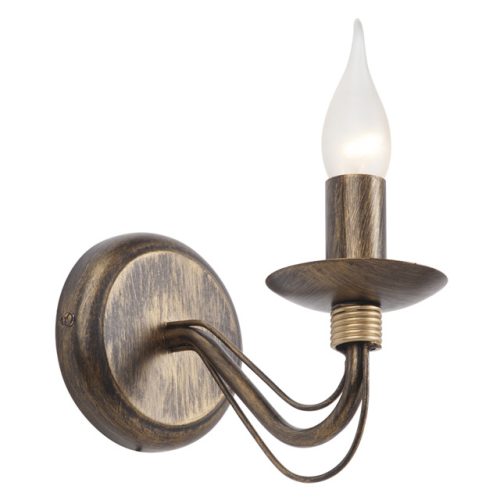 бра VITALUCE Фридом 1x40Вт E14 металл патина бронза