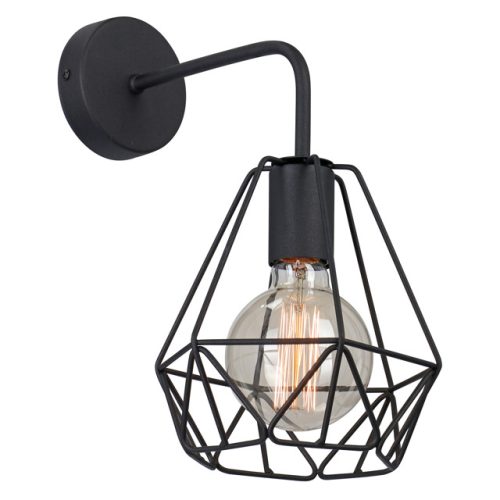 бра VITALUCE Тру 1x40Вт E27 металл черный