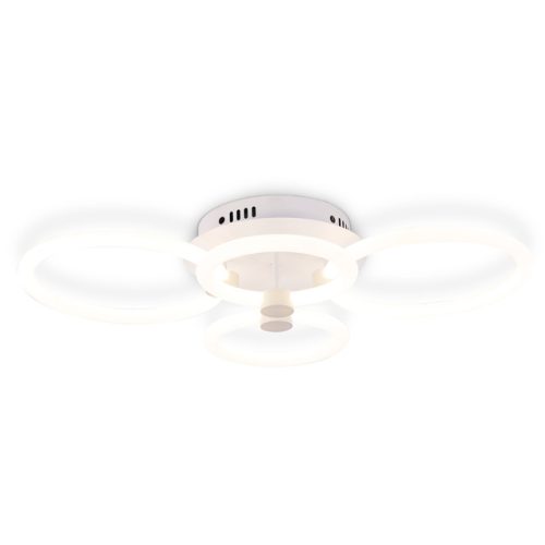 люстра потолочная светодиодная AMBRELLA LIGHT Акрилика с пультом 82Вт 3000K-6400K белый