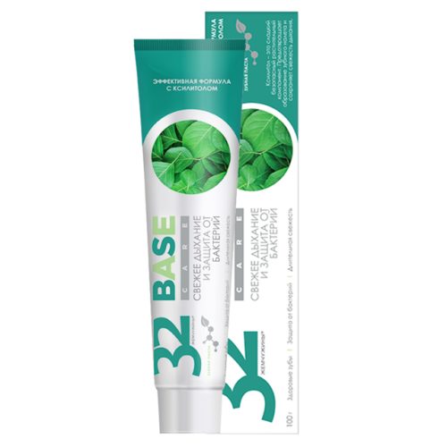 паста зубная 32 ЖЕМЧУЖИНЫ Свежее дыхание и защита от бактерий 100г