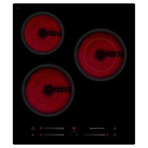 поверхность электрическая ZIGMUND&SHTAIN CN 53.4 B 45см 3 конфорки черный