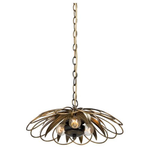 светильник подвесной VITALUCE Гармония 3х60 Вт E27 металл коричневый