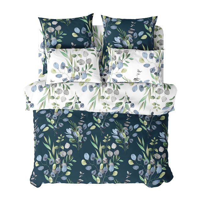 постельное белье 1,5сп ВОЛШЕБНАЯ НОЧЬ Rainy Garden перкаль 2 нав.50x70см, арт.925626