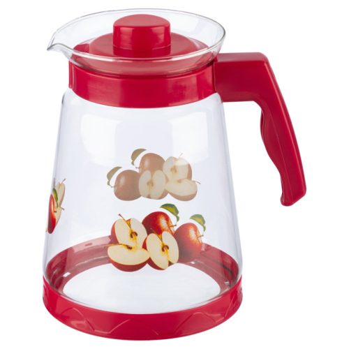 кувшин MALLONY Pentola 2,5л с крышкой жаропрочное стекло, пластик