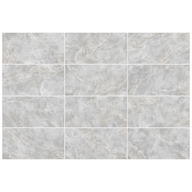 керамогранит NEW TREND OniceVetroDark 60х120 светло-серыйполированный600х1200х73штвуп