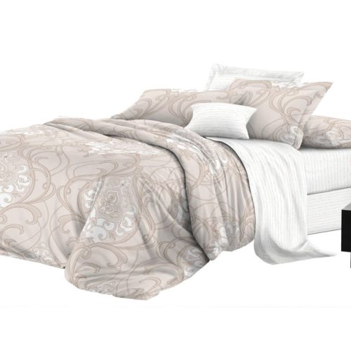 постельное белье дуэт Эльф De Luxe сатин 2 нав.70х70см, арт.144-Элегантность