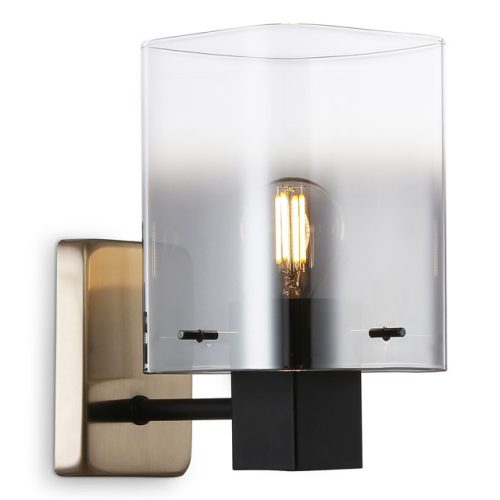бра AMBRELLA LIGHT Хай Лайт E14 40Вт черный/темная латунь/дымчатый