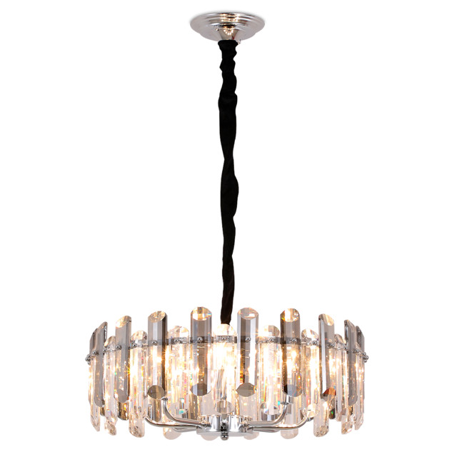 люстра подвесная AMBRELLA LIGHT Традиционный E14х8 40Вт хром/дымчатый