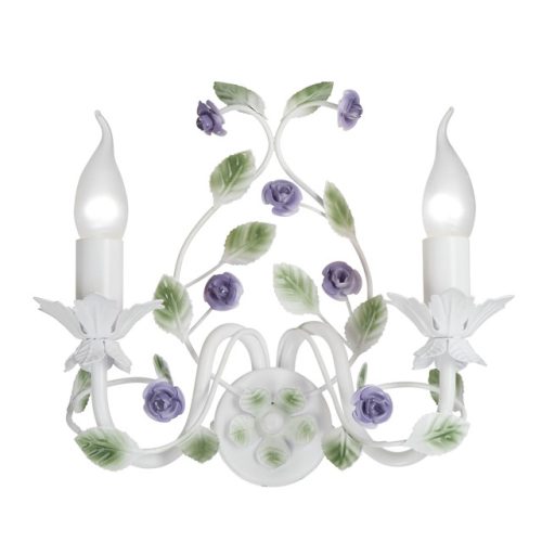 бра VITALUCE Мун E14 2х40Вт белый