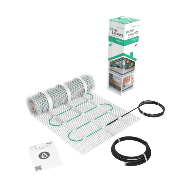 пол теплый Systeme Electric STEP BALANCE 9м2-1350 Вт