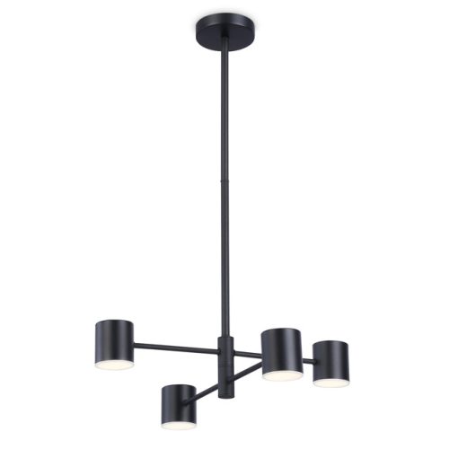 люстра потолочная AMBRELLA LIGHT Комфорт LED 20Вт 6400К 1500Лм черный