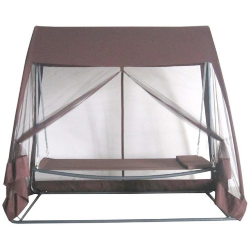 гамак с антимоскитной сеткой 2,6х1,8х2,1м коричневый