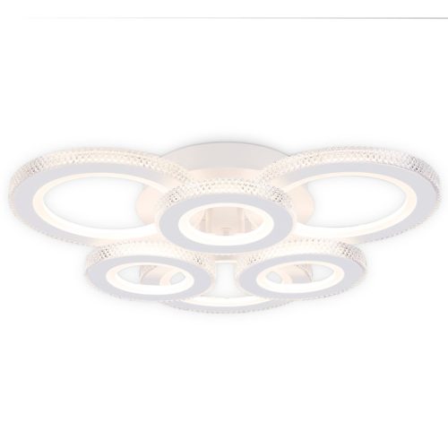 люстра потолочная AMBRELLA LIGHT Акрилика LED 3000K-6400K 63Вт белый