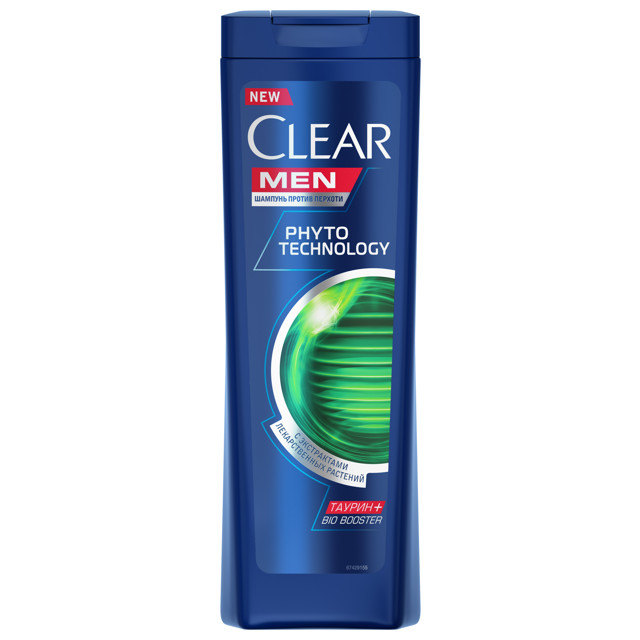 шампунь КЛИАРMen Phytotechnology против перхоти 400мл мужской