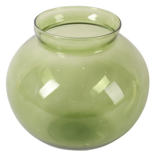 ваза TODELIA Оливия 19см стекло зеленая