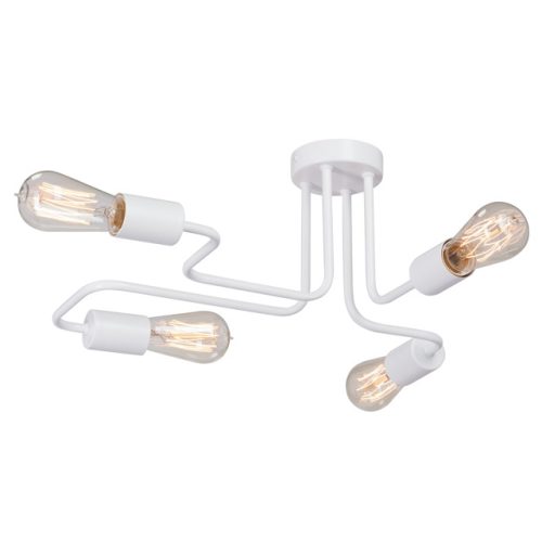 люстра потолочная VITALUCE Мариголд 4x40Вт E27 металл белый