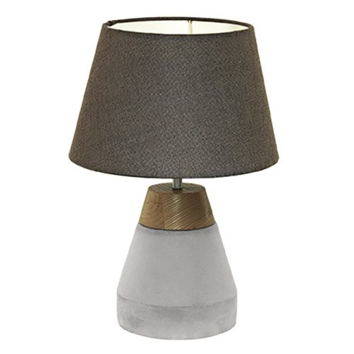 лампа настольная EGLO Тарега 1х60Вт E27 дерево бетон коричневый