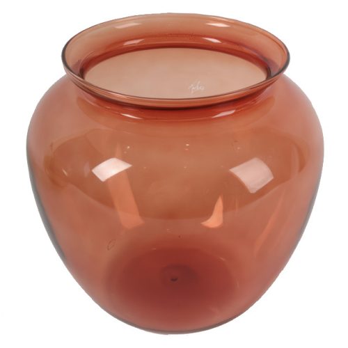 ваза TODELIA Элоиза 19см стекло бронзовая