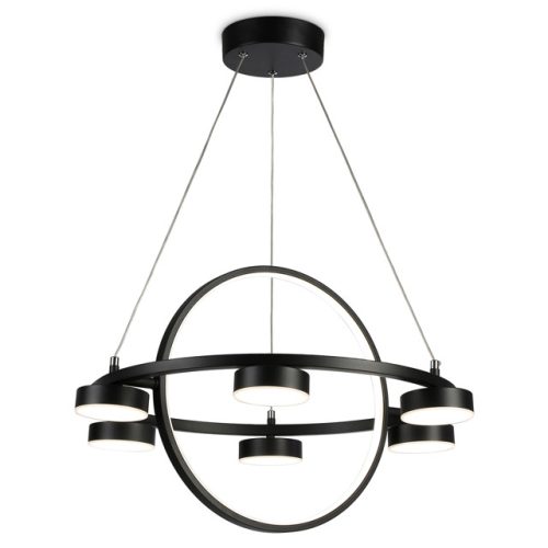 люстра подвесная AMBRELLA LIGHT Комфорт LED 58Вт 6400К 4350Лм ПДУ черный