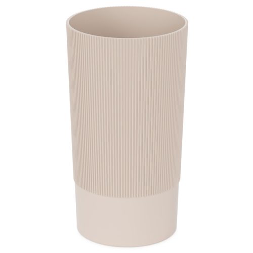 ваза Версаль 28см пластик бежевая