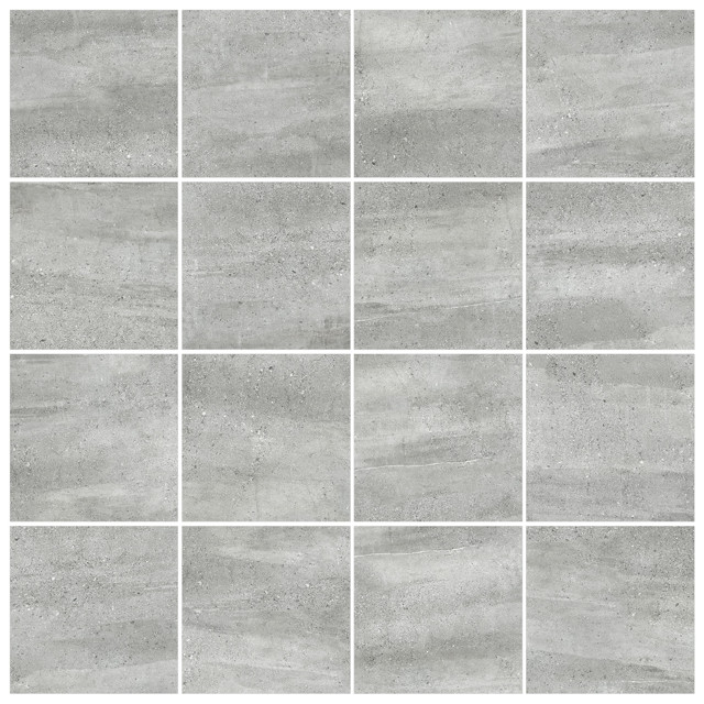 керамогранит New Trend Romana Gris 60х60 матовый карвинг серый