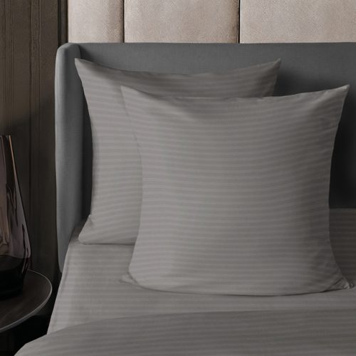 комплект наволочек VEROSSA Stripe 70х70см 2шт сатин-страйп серый, арт.735945