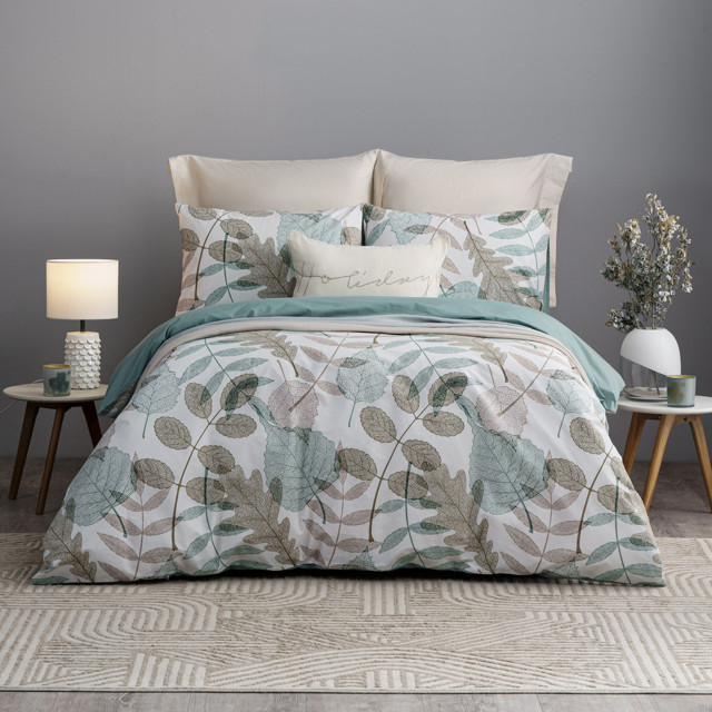 постельное белье 2сп DOME Нестора перкаль 2 нав.50x70см, арт.1006.02720