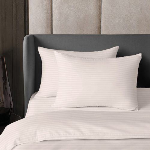 комплект наволочек VEROSSA Stripe 50х70см 2шт сатин-страйп светло-бежевый, арт.925713