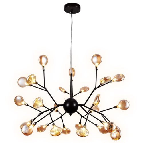 люстра подвесная AMBRELLA LIGHT Традиционный G4х27 20Вт темный кофе/янтарь